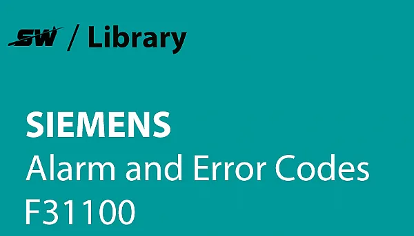 ¿Cómo solucionar la alarma Siemens F31100?