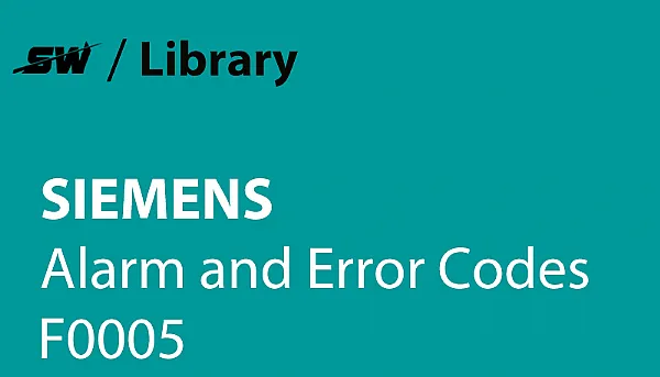¿Cómo solucionar la alarma Siemens F30005?