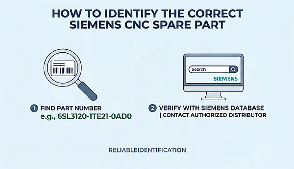Cómo identificar el recambio adecuado para un CNC de Siemens