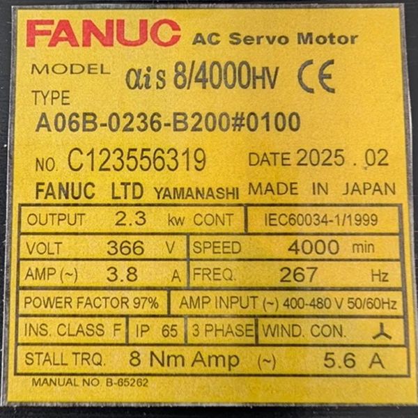 A06B-0236-B200#0100 - 62295