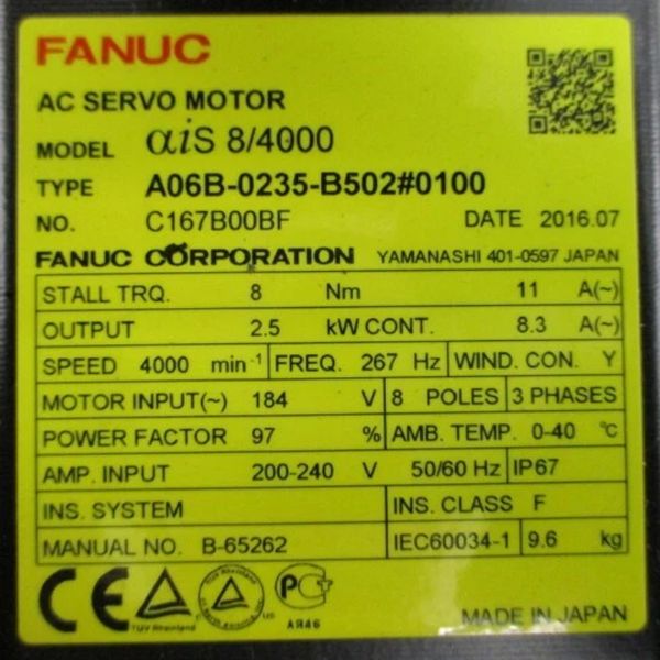 A06B-0235-B502#0100 - 62314