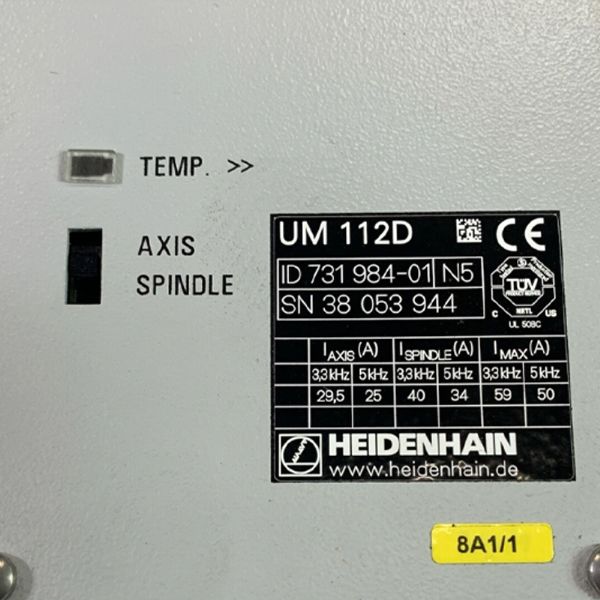 HEIDENHAIN UM112D ID 731984-01 - 52008