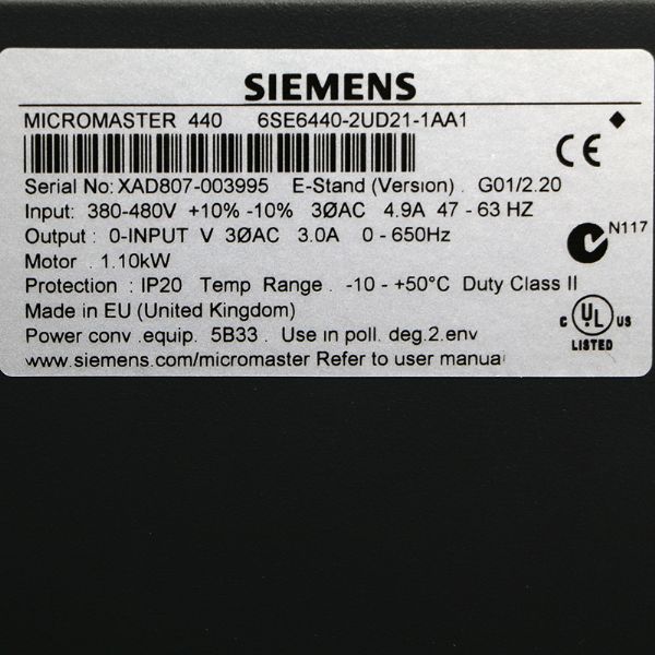 6SE6440-2UD21-1AA1 - 67367